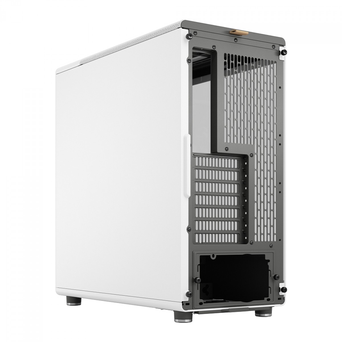 Gabinete Gamer Fractal Design North Chalk White TG, Mid Tower, Vidro Temperado, ATX, Sem Fonte, Com 2 Fans, FD-C-NOR1C-04