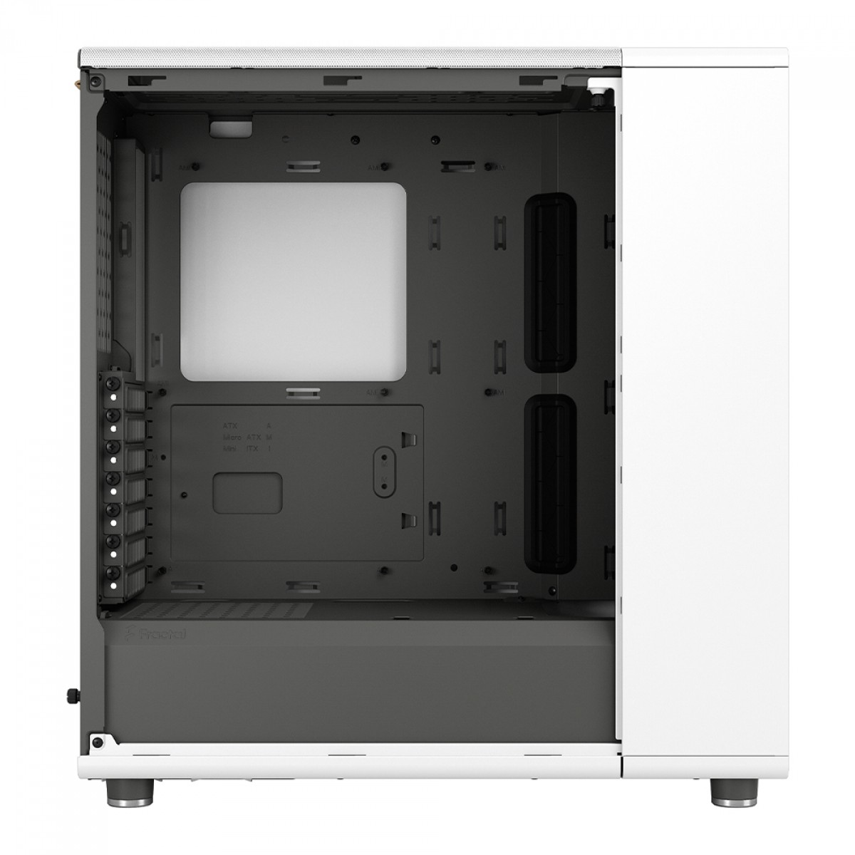Gabinete Gamer Fractal Design North Chalk White TG, Mid Tower, Vidro Temperado, ATX, Sem Fonte, Com 2 Fans, FD-C-NOR1C-04