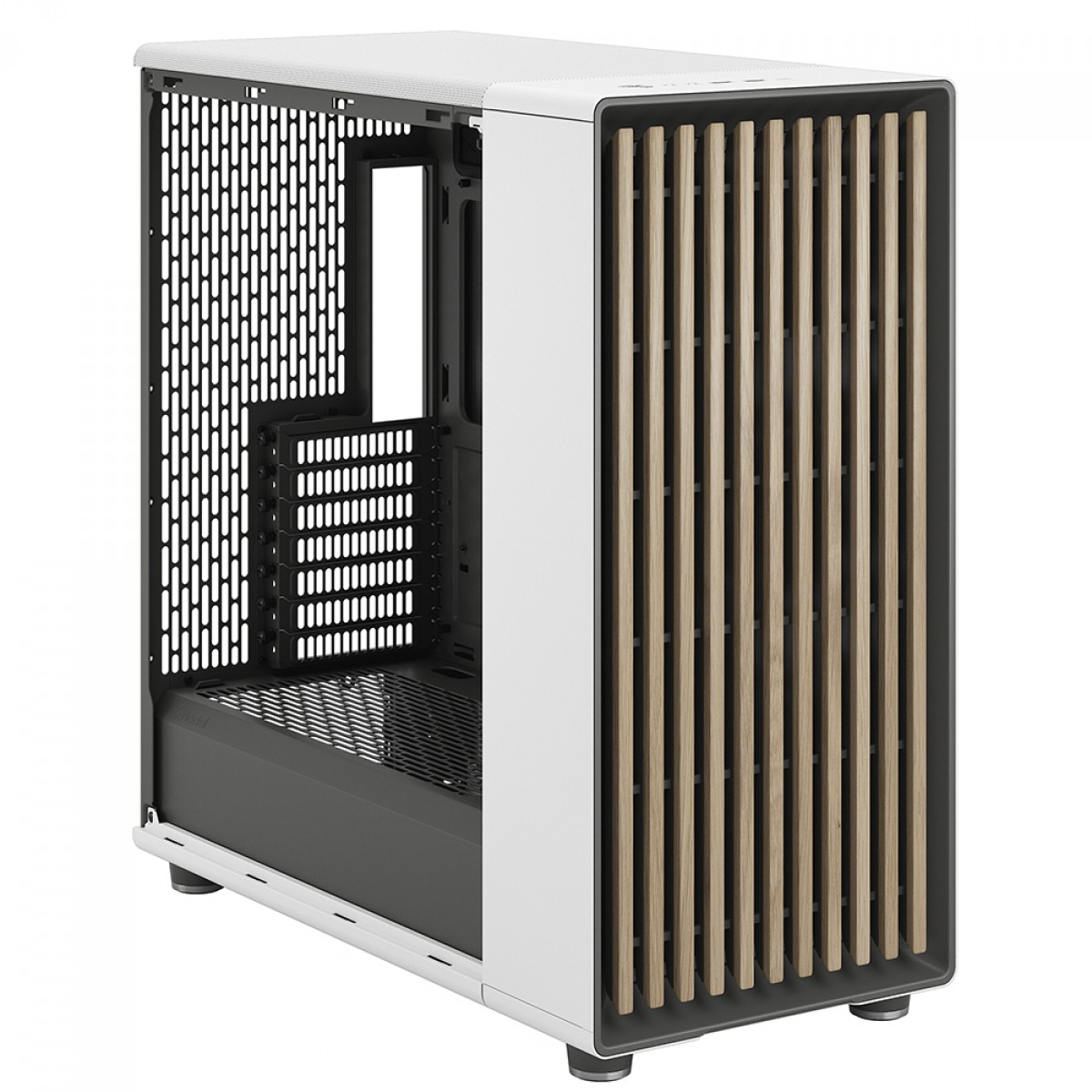 Gabinete Gamer Fractal Design North XL Chalk White, Mid Tower, Vidro Temperado, E-ATX, Sem Fonte, Com 3 Fans, FD-C-NOR1X-04