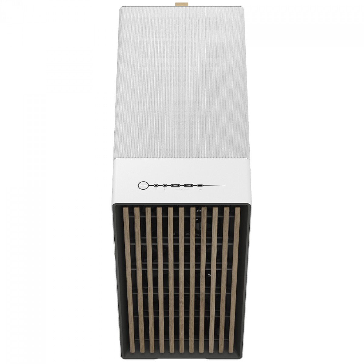 Gabinete Gamer Fractal Design North XL Chalk White, Mid Tower, Vidro Temperado, E-ATX, Sem Fonte, Com 3 Fans, FD-C-NOR1X-04