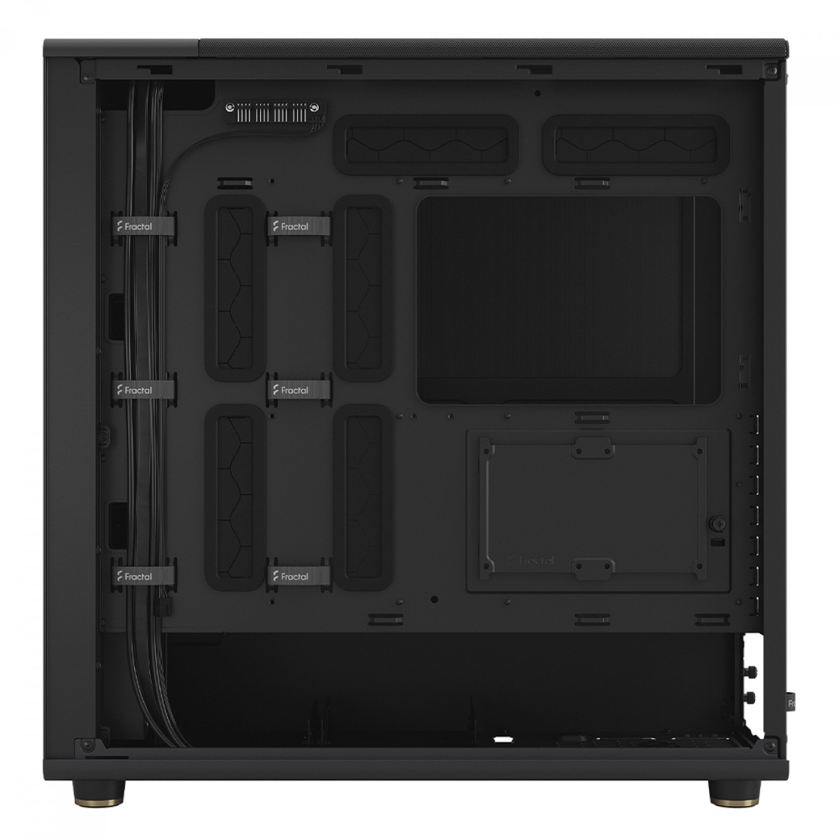 Gabinete Gamer Fractal Design North XL Charcoal Black, Mid Tower, Mesh, E-ATX, Sem Fonte, Com 3 Fans, FD-C-NOR1X-01