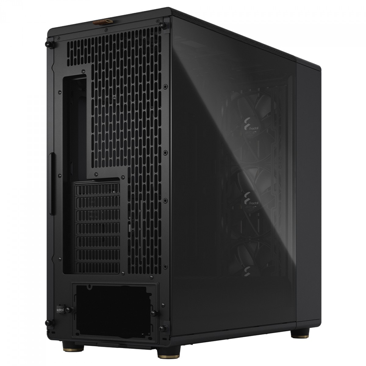 Gabinete Gamer Fractal Design North XL Charcoal Black, Mid Tower, Vidro Temperado, E-ATX, Sem Fonte, Com 3 Fans, FD-C-NOR1X-02