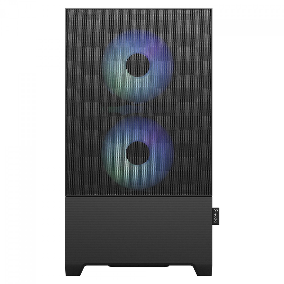 Gabinete Gamer Fractal Design Pop Mini Air, RGB, Mini Tower, mATX, Sem Fonte, Com 3 Fans, Preto, FD-C-POR1M-06