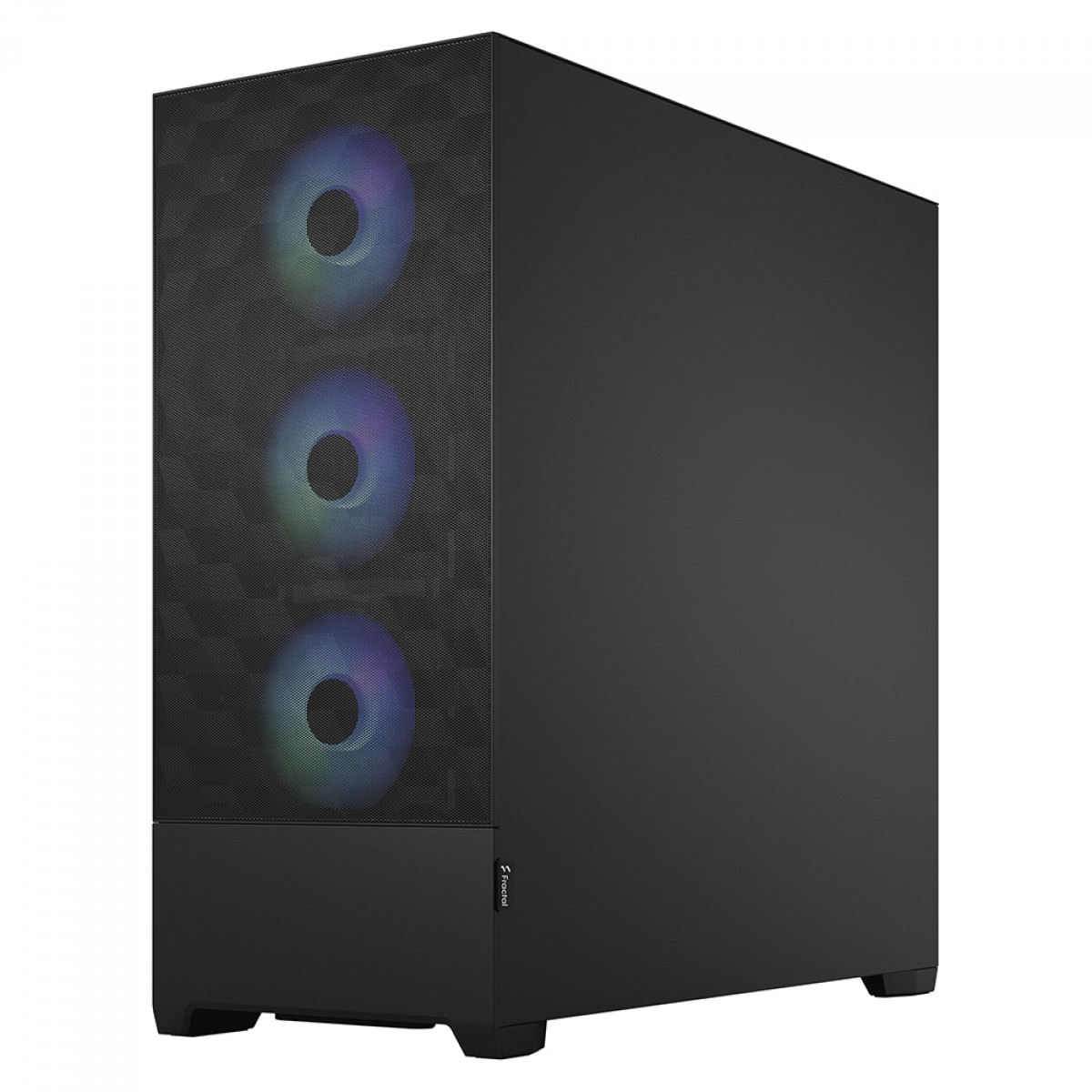 Gabinete Gamer Fractal Design Pop XL Air, Black, Full Tower, Vidro Temperado, E-ATX, Sem Fonte, Com 4 Fans, FD-C-POR1X-06