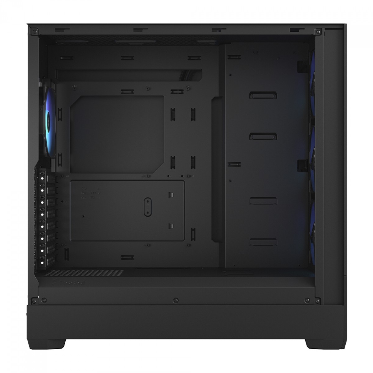 Gabinete Gamer Fractal Design Pop XL Air, Black, Full Tower, Vidro Temperado, E-ATX, Sem Fonte, Com 4 Fans, FD-C-POR1X-06