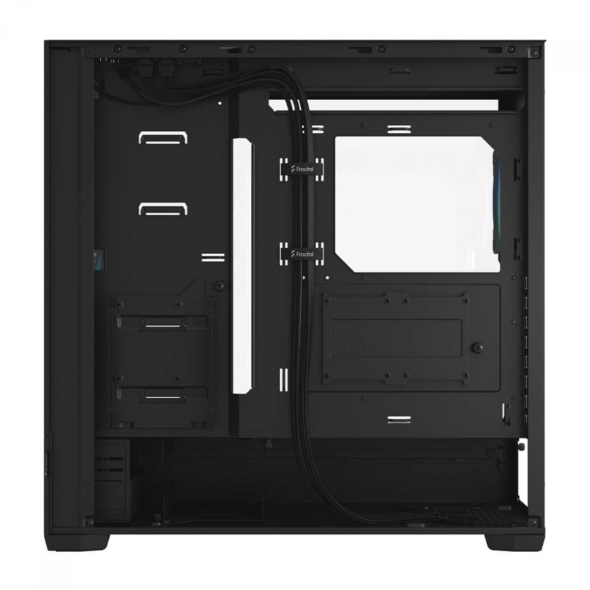 Gabinete Gamer Fractal Design Pop XL Air, Black, Full Tower, Vidro Temperado, E-ATX, Sem Fonte, Com 4 Fans, FD-C-POR1X-06