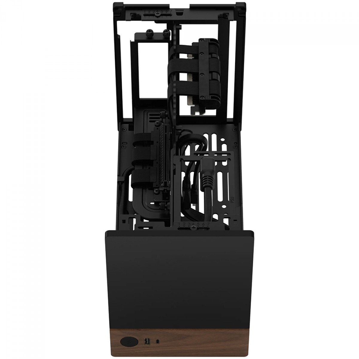 Gabinete Gamer Fractal Design Terra, Mini ITX, Aço, Sem Fan, Sem Fonte, Grafite, FD-C-TER1N-01