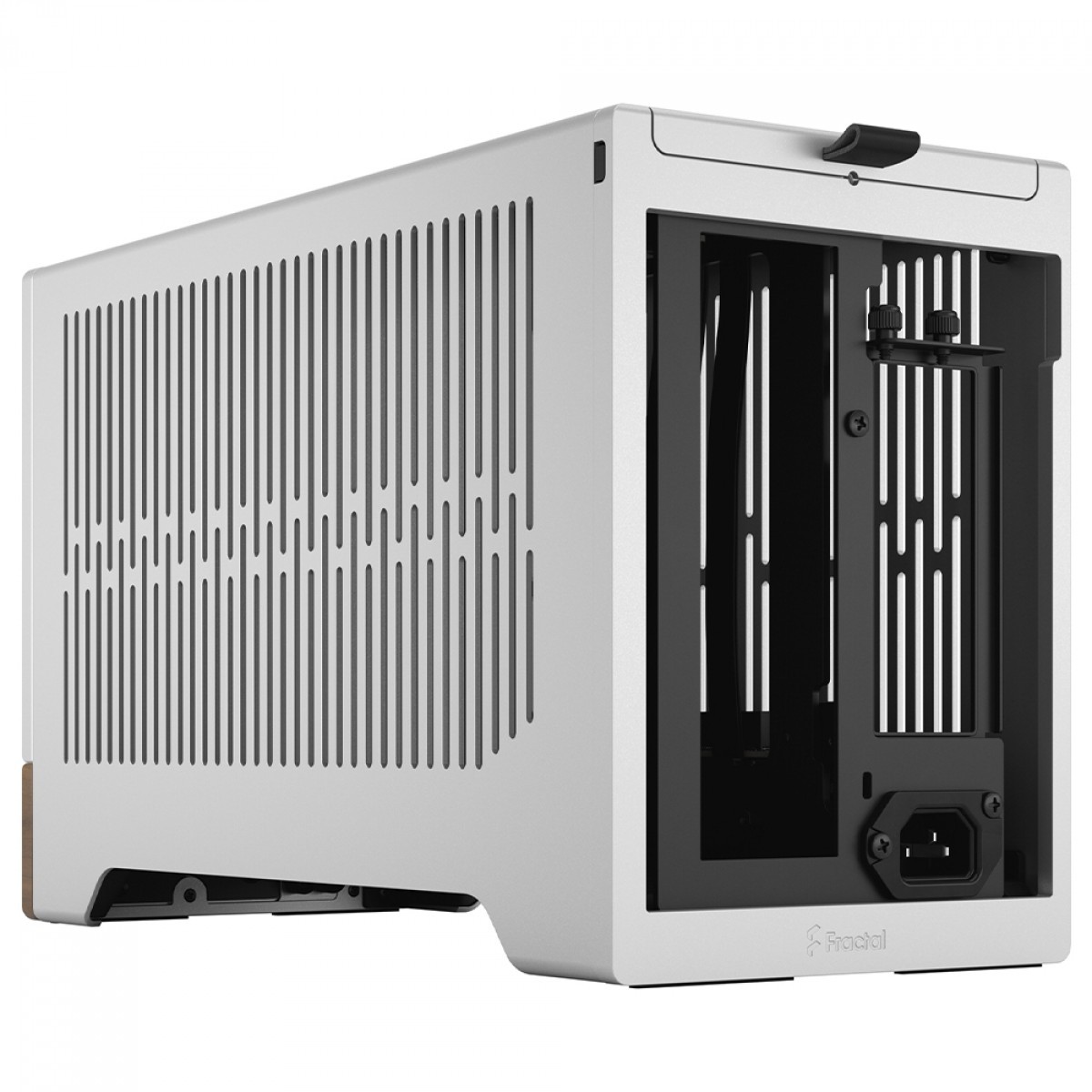Gabinete Gamer Fractal Design Terra, Mini ITX, Aço, Sem Fan, Sem Fonte, Prata, FD-C-TER1N-02