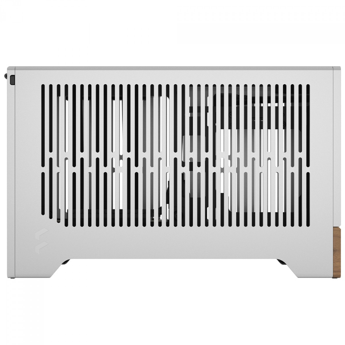 Gabinete Gamer Fractal Design Terra, Mini ITX, Aço, Sem Fan, Sem Fonte, Prata, FD-C-TER1N-02