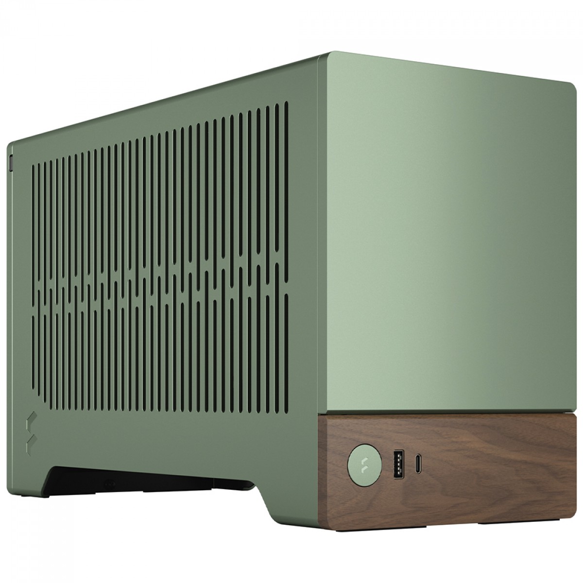 Gabinete Gamer Fractal Design Terra, Mini ITX, Aço, Sem Fan, Sem Fonte, Jade, FD-C-TER1N-03