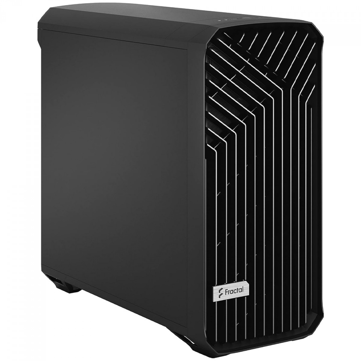 Gabinete Gamer Fractal Design Torrent, Mid Tower, Aço, EATX, Com 5 Fans, Sem Fonte, Preto, FD-C-TOR1A-05