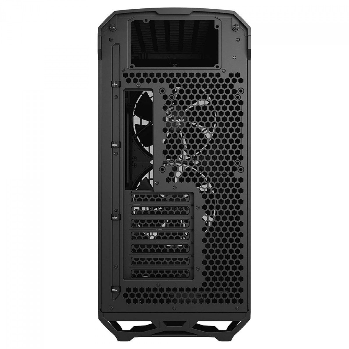 Gabinete Gamer Fractal Design Torrent, Mid Tower, Aço, EATX, Com 5 Fans, Sem Fonte, Preto, FD-C-TOR1A-05