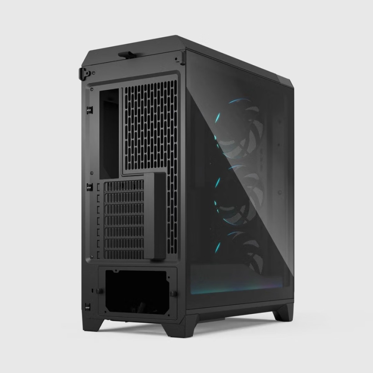 Gabinete Gamer Fractal Meshify 3, Ambience Pro RGB, Mid Tower, Vidro Temperado, E-ATX, Sem Fonte, Com 3 Fans, Preto, FD-C-MES3A-03
