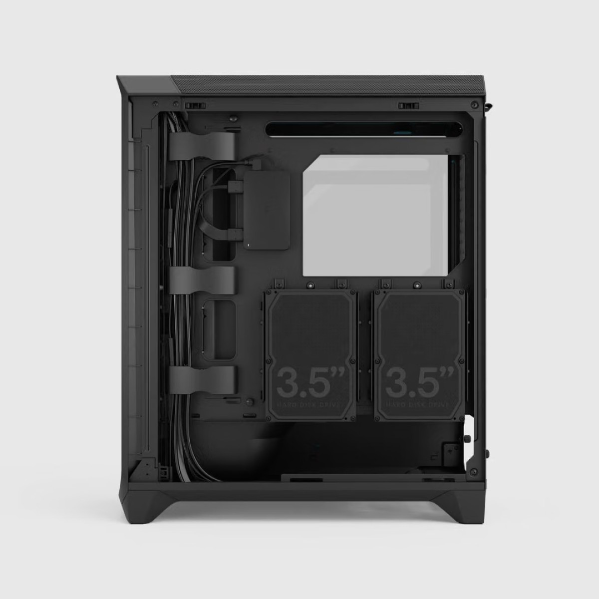 Gabinete Gamer Fractal Meshify 3, Ambience Pro RGB, Mid Tower, Vidro Temperado, E-ATX, Sem Fonte, Com 3 Fans, Preto, FD-C-MES3A-03