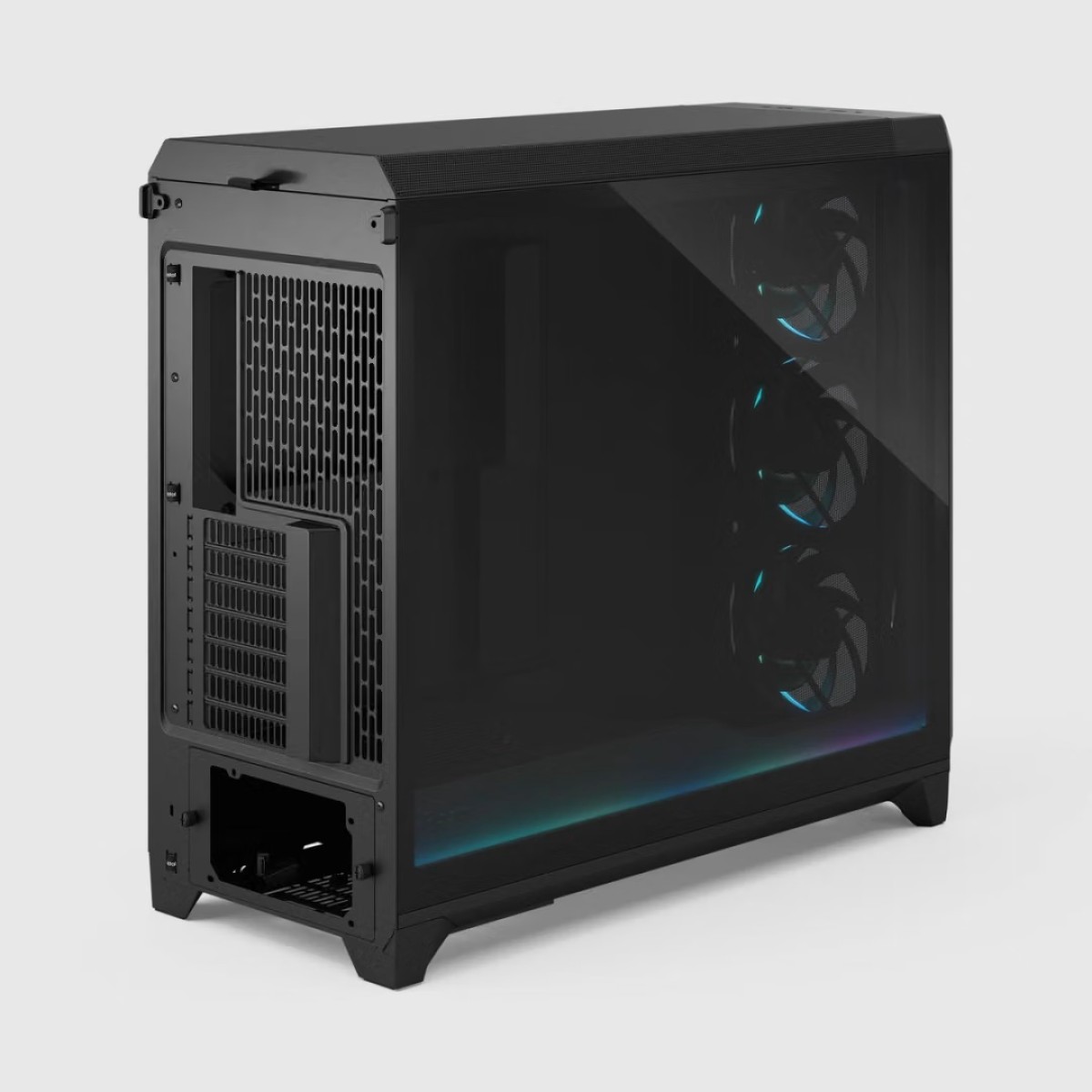 Gabinete Gamer Fractal Meshify 3 XL, Ambience Pro RGB, Full Tower, Vidro Temperado, E-ATX, Sem Fonte, Com 3 Fans, Preto, FD-C-MES3X-03