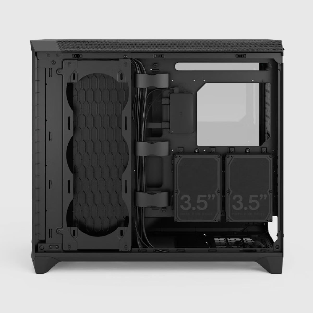 Gabinete Gamer Fractal Meshify 3 XL, Ambience Pro RGB, Full Tower, Vidro Temperado, E-ATX, Sem Fonte, Com 3 Fans, Preto, FD-C-MES3X-03