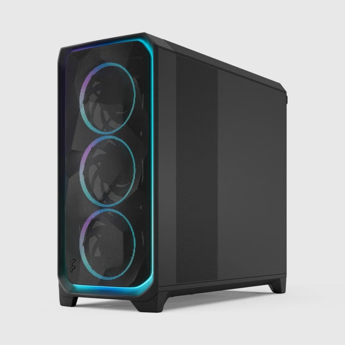 Gabinete Gamer Fractal Meshify 3 XL, Ambience Pro RGB, Full Tower, Vidro Temperado, E-ATX, Sem Fonte, Com 3 Fans, Preto, FD-C-MES3X-03