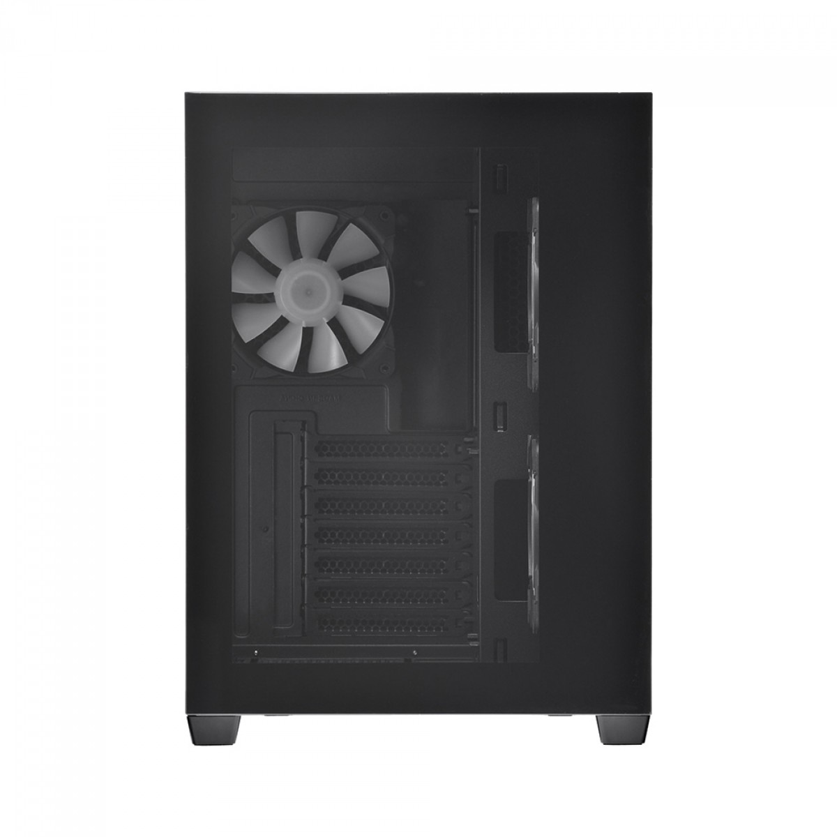 Gabinete Gamer FSP CMT380B, Aquario, Mid Tower, Vidro Temperado, ATX, Preto, Sem Fonte, Com 3 Fans