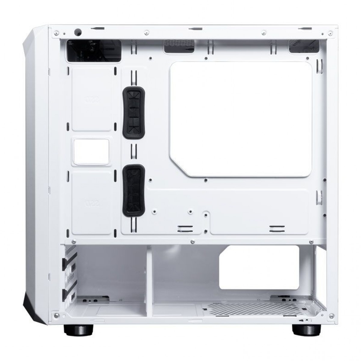 Gabinete Gamer Galax Nebulosa, Mini Tower, Vidro Temperado, White, Sem Fonte, Sem Fan, GX700WH