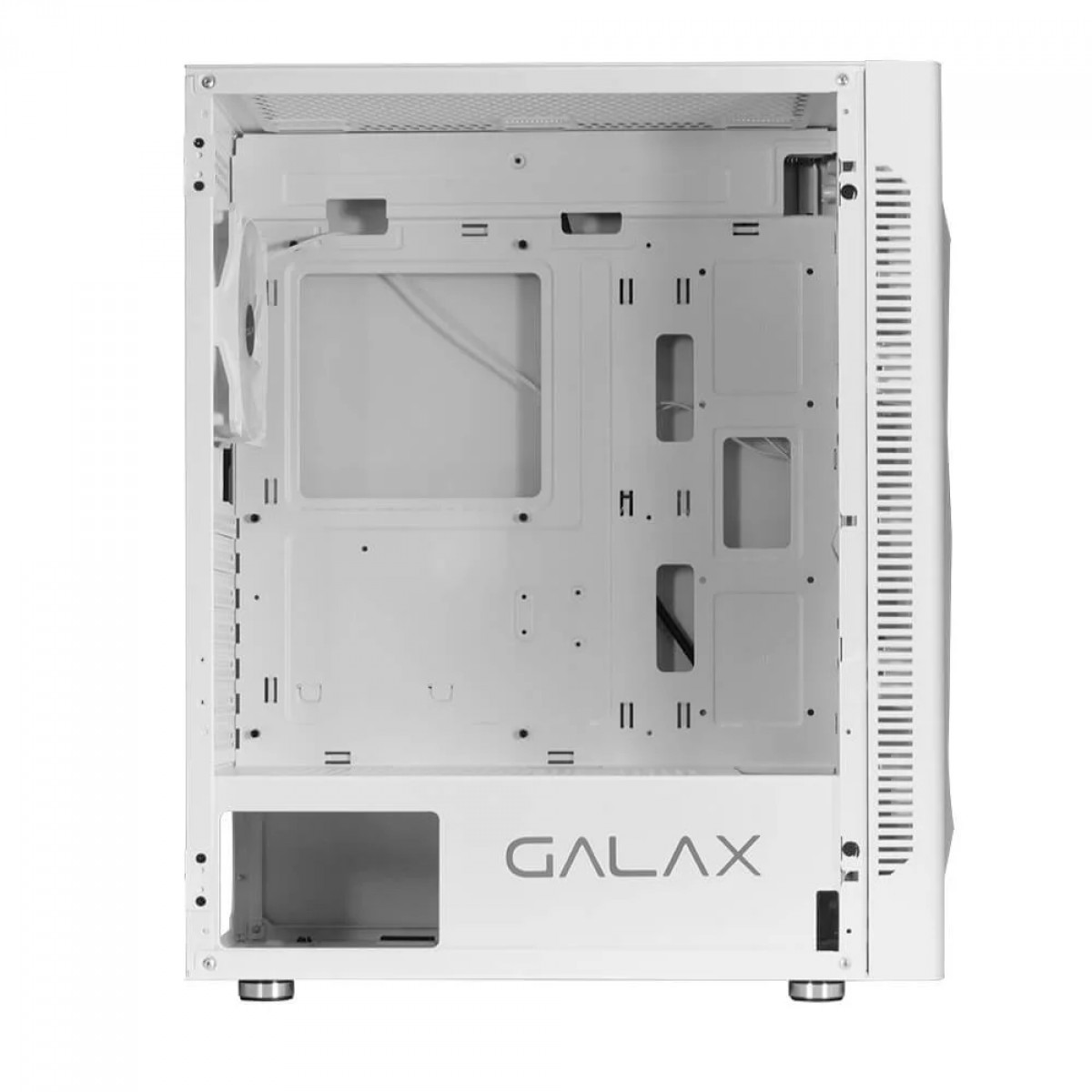 Gabinete Gamer Galax Revolution-06, Mid Tower, Vidro Temperado, ATX, Com 4 Fans, Branco, CGG6AGWA4B0-GLXG
