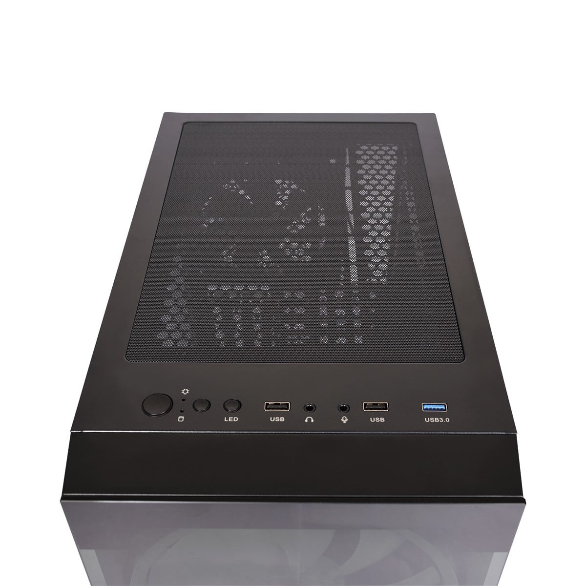 Gabinete Gamer Gamdias Apollo E2 Elite, Mid Tower, Vidro Temperado, ATX, Com 3 Fans, Preto