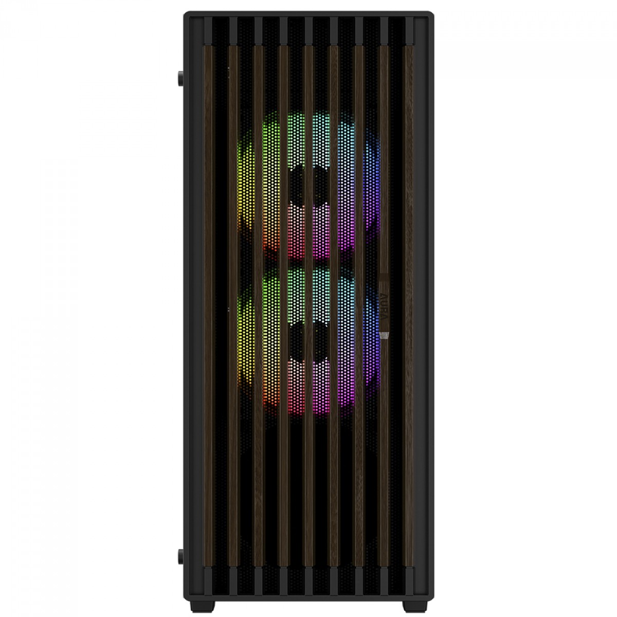 Gabinete Gamer Gamdias Aura GC4 Elite ARGB, Mid Tower, Vidro Temperado, ATX, Sem Fonte, Com 3 Fans, Preto