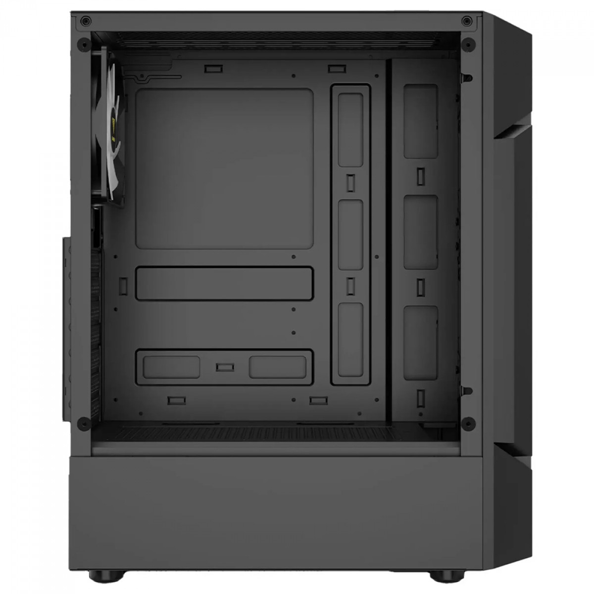 Gabinete Gamer Gamdias Aura GC7 ARGB, Vidro Temperado, ATX, Mid Tower, Com 3 Fans, Sem Fonte, Preto