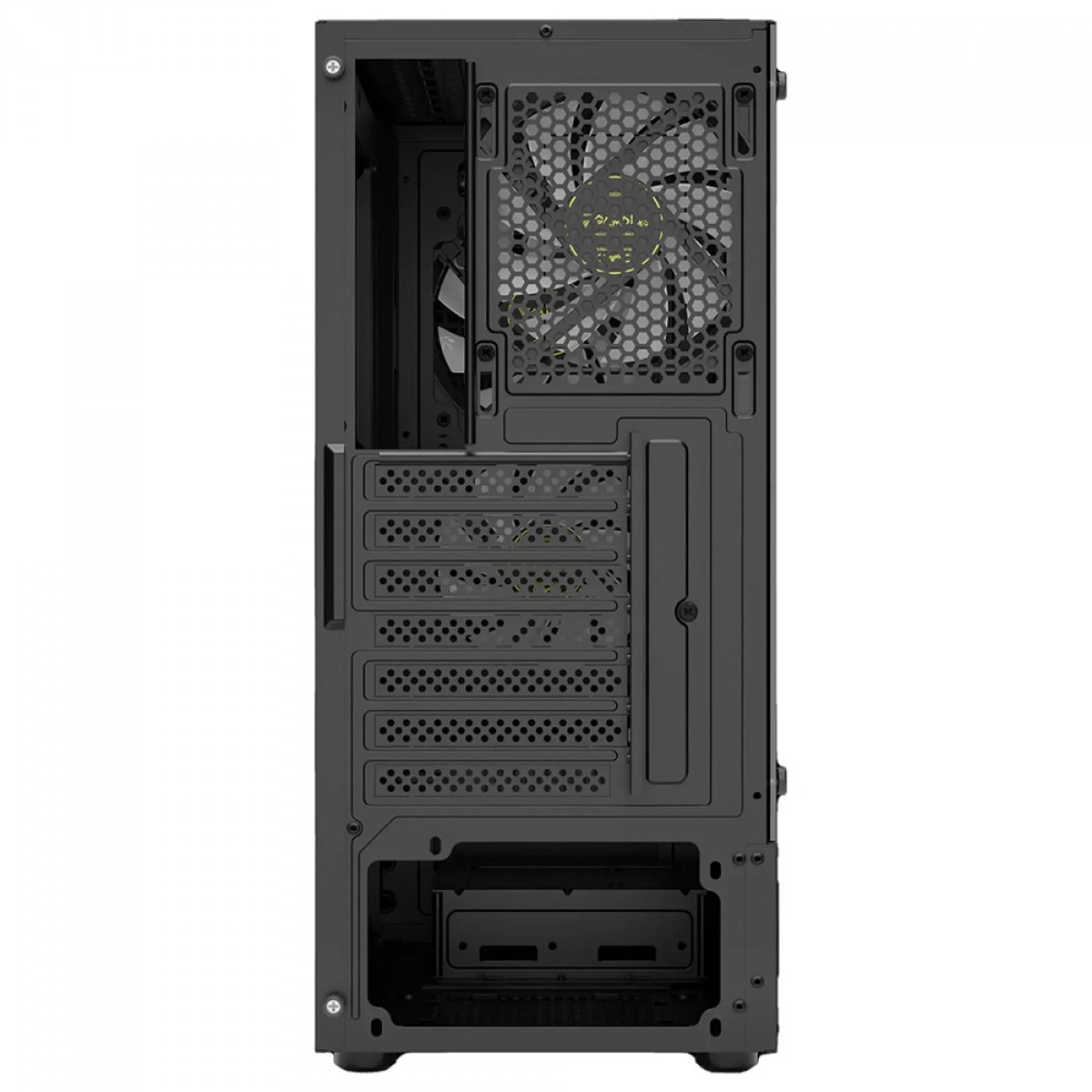 Gabinete Gamer Gamdias Aura GC7 ARGB, Vidro Temperado, ATX, Mid Tower, Com 3 Fans, Sem Fonte, Preto