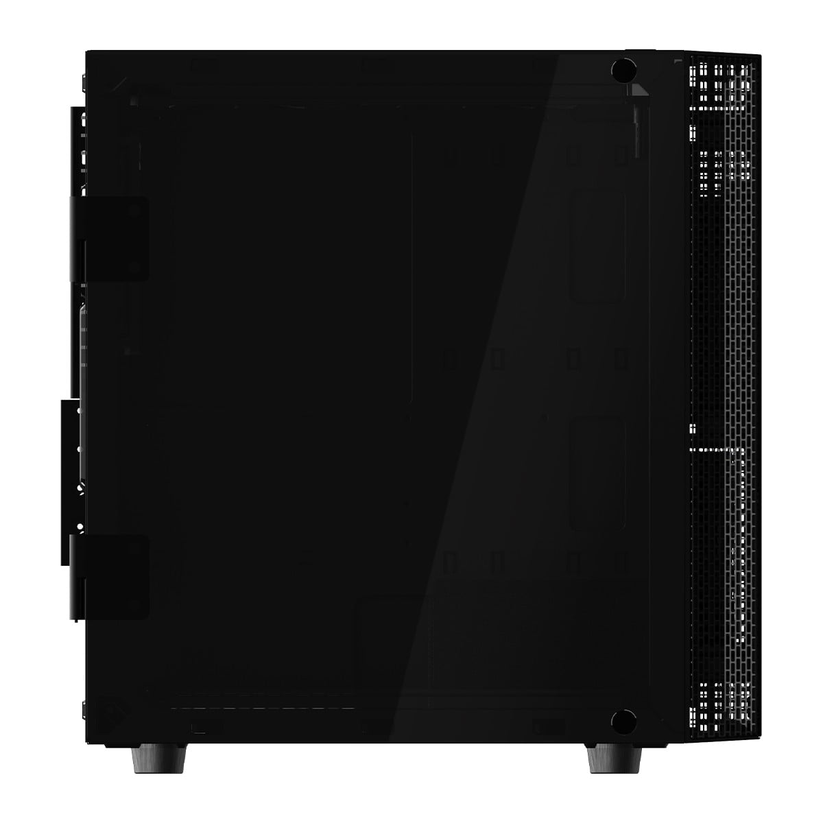 Gabinete Gamer Gamdias CLX Mars E1A V1, Mini Tower, Vidro Temperado, M-ATX, Com 3 Fans ARGB, Preto
