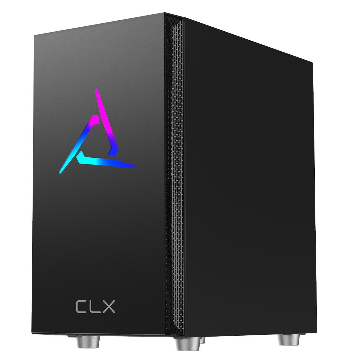 Gabinete Gamer Gamdias CLX Mars E1A V1, Mini Tower, Vidro Temperado, M-ATX, Com 3 Fans ARGB, Preto