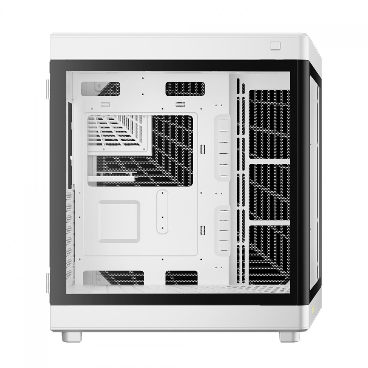 Gabinete Gamer Gamdias NESO P1 W, Full Tower, Vidro Temperado, ATX, White, Sem Fonte, Sem Fan