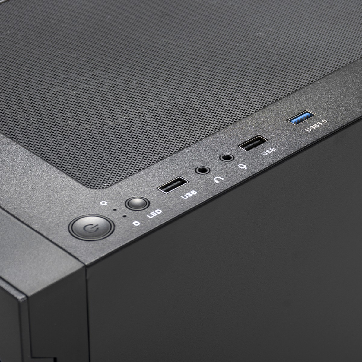 Gabinete Gamer Gamdias Talos E3 Mesh, Vidro Temperado, Mid Tower, ATX, Sem Fonte, Com 3 Fans ARGB, Preto