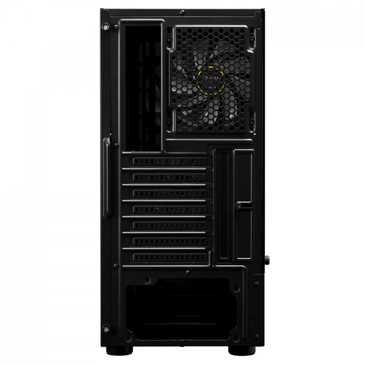 Gabinete Gamer Gamdias Talos E3, Mid Tower, Vidro Temperado, ATX, Com 3 Fans, Preto