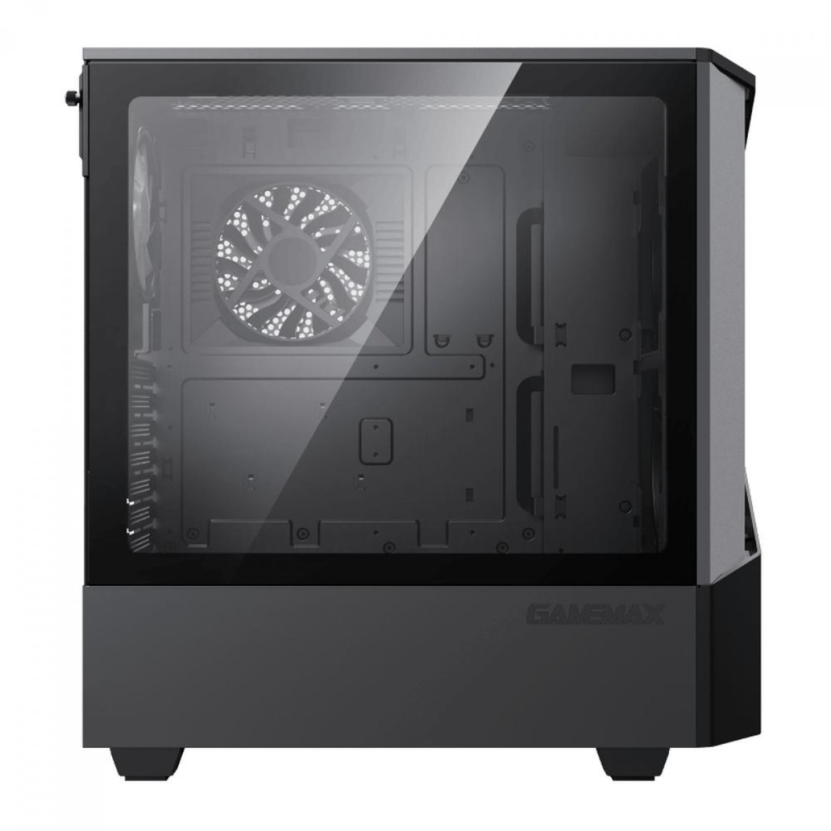 GABINETE GAMEMAX CONTAC COC WHITE-BLACK