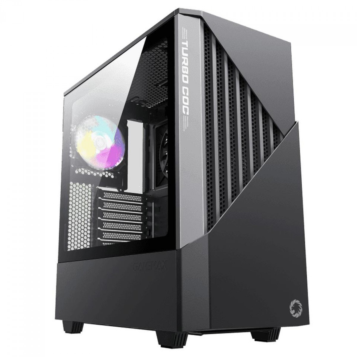 Gabinete Gamemax Ninja Coc Rgb Vidro Temperado 1 Fan Argb