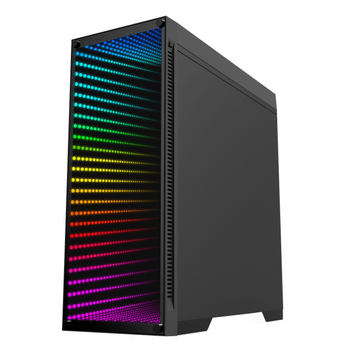 GABINETE GAMER GAMEMAX INFINITY ABYSS RGB MID TOWER VIDRO TEMPERADO BLACK -  M908-TR