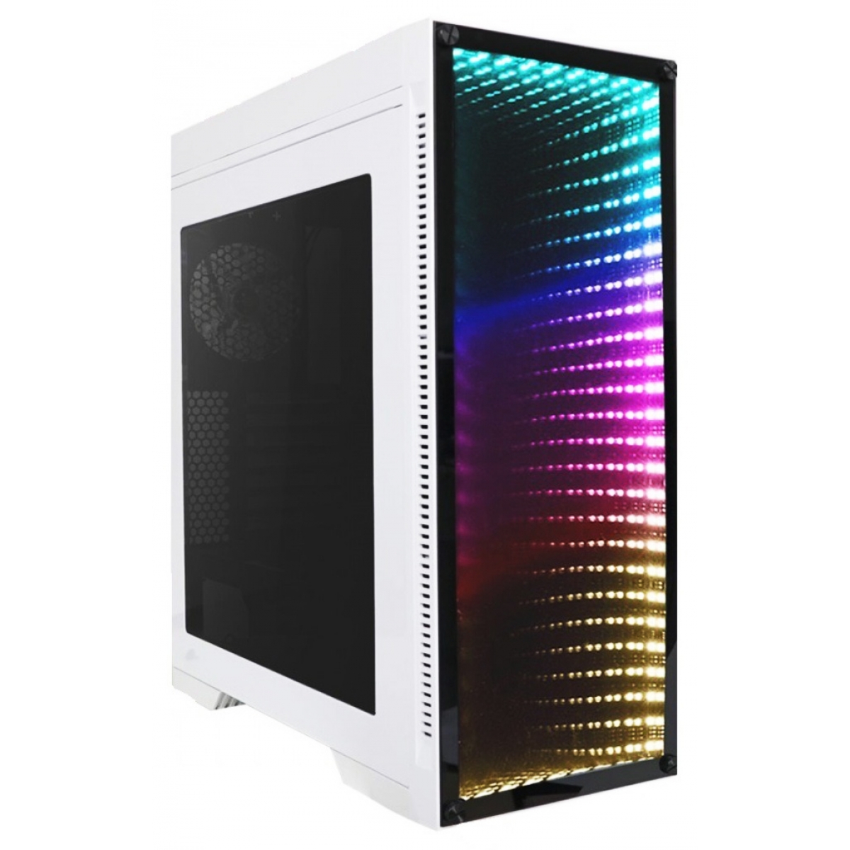 Gabinete Gamemax White Infinit M908w Rgb no Shoptime