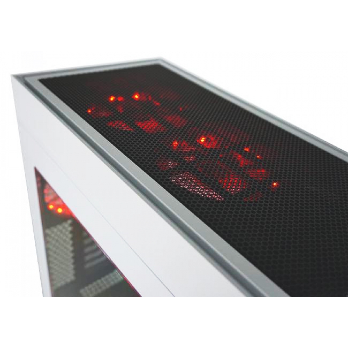 Olha que top que ficou o novo Gabinete Gamer Gamemax Infinit M908-TR RGB,  Mid Tower, 1 fan, vidro temperado, espelho infinito com iluminação Led  Rainbow.🤩😃, By MGinfo Informatica e Acessórios