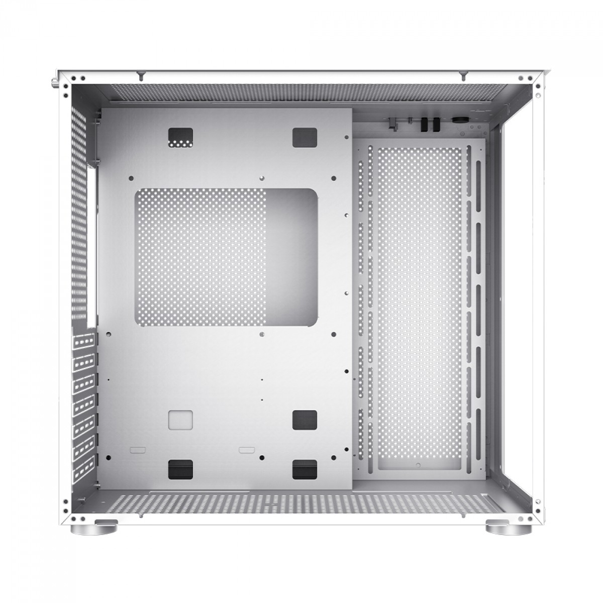 Gabinete Gamer Gamemax Lucent White, Mid Tower, ATX, Vidro Temperado, Branco, Sem Fans