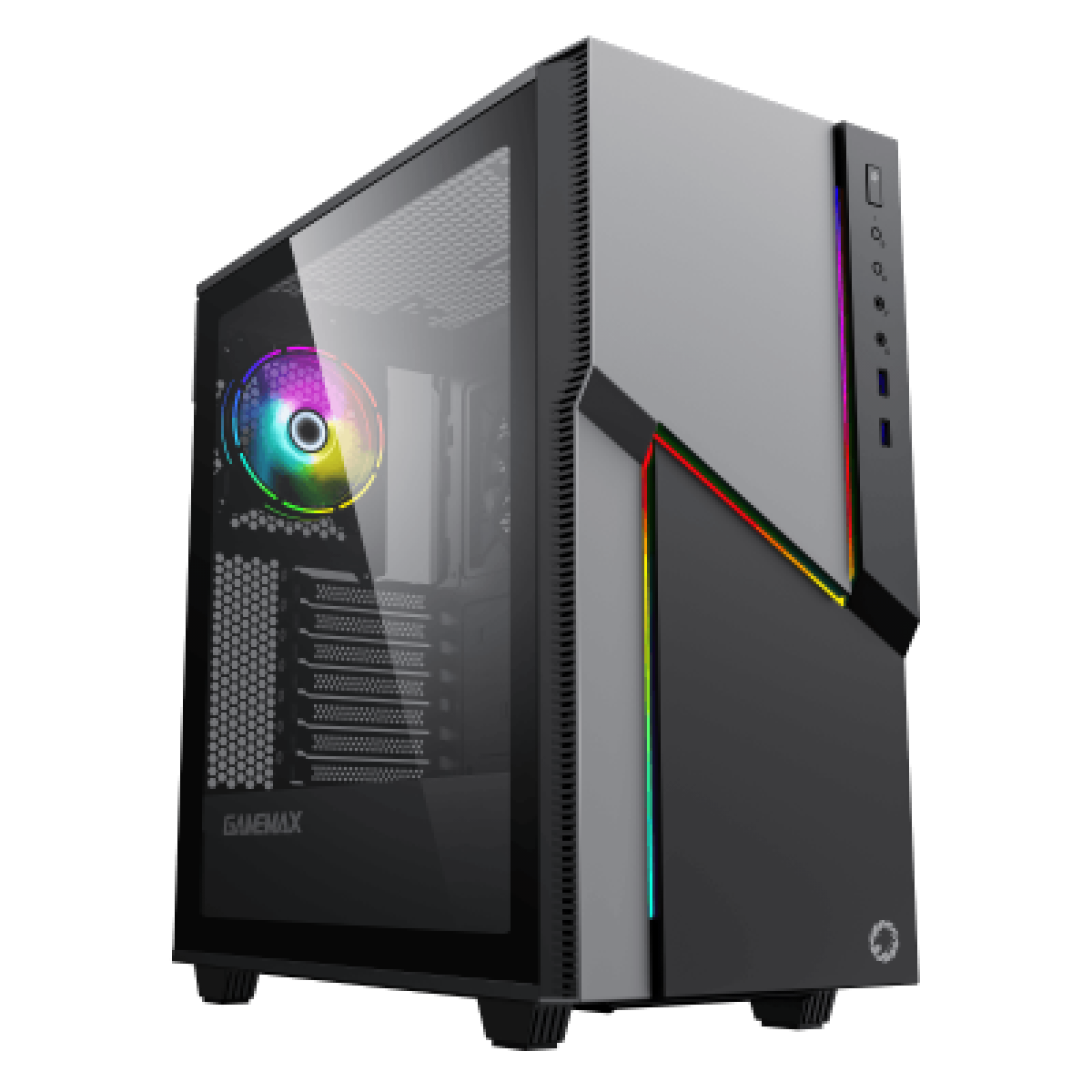 Gabinete Gamer Gamemax Revolt, Vidro Temperado