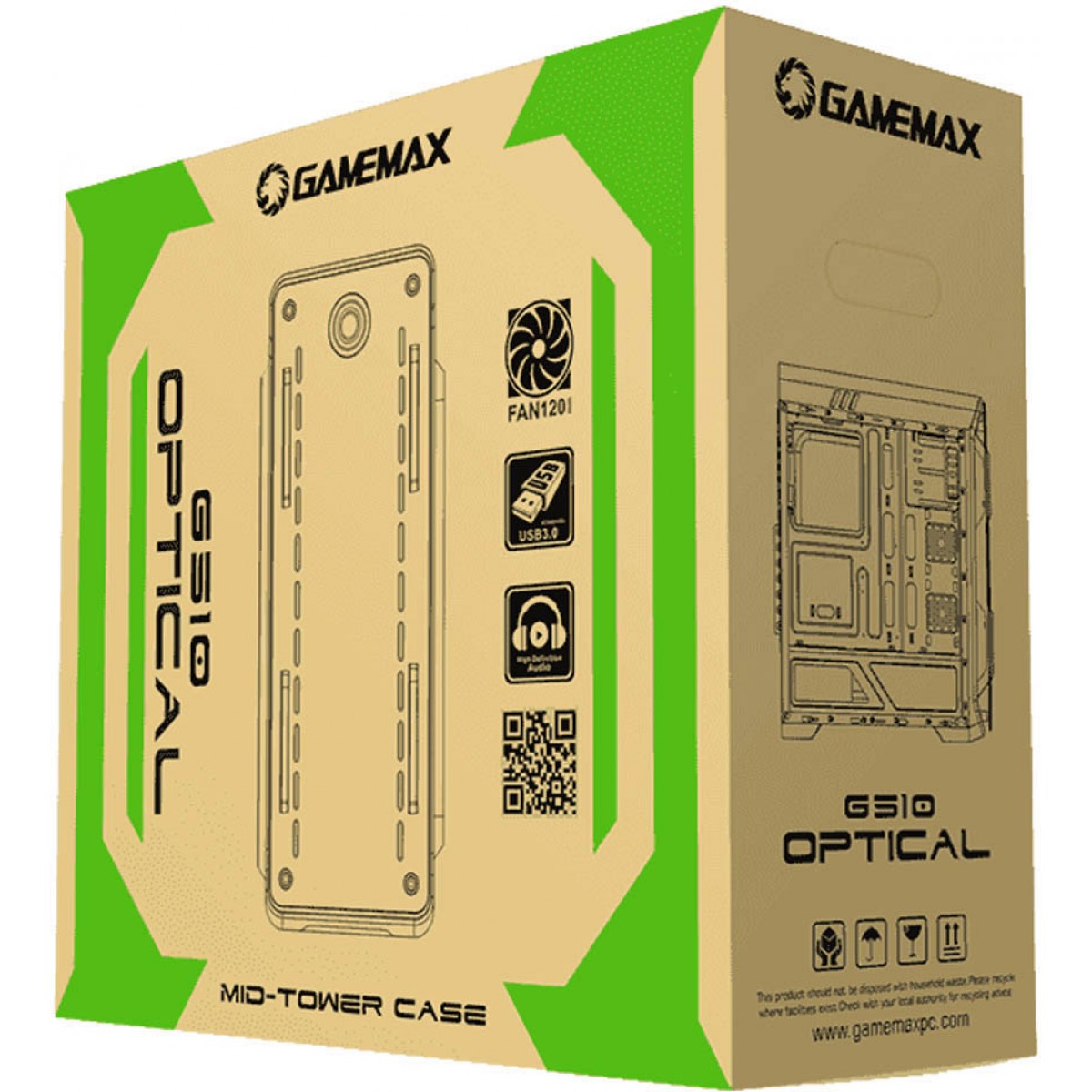 Unboxing Gabinete Gamer Gamemax Optical G510 