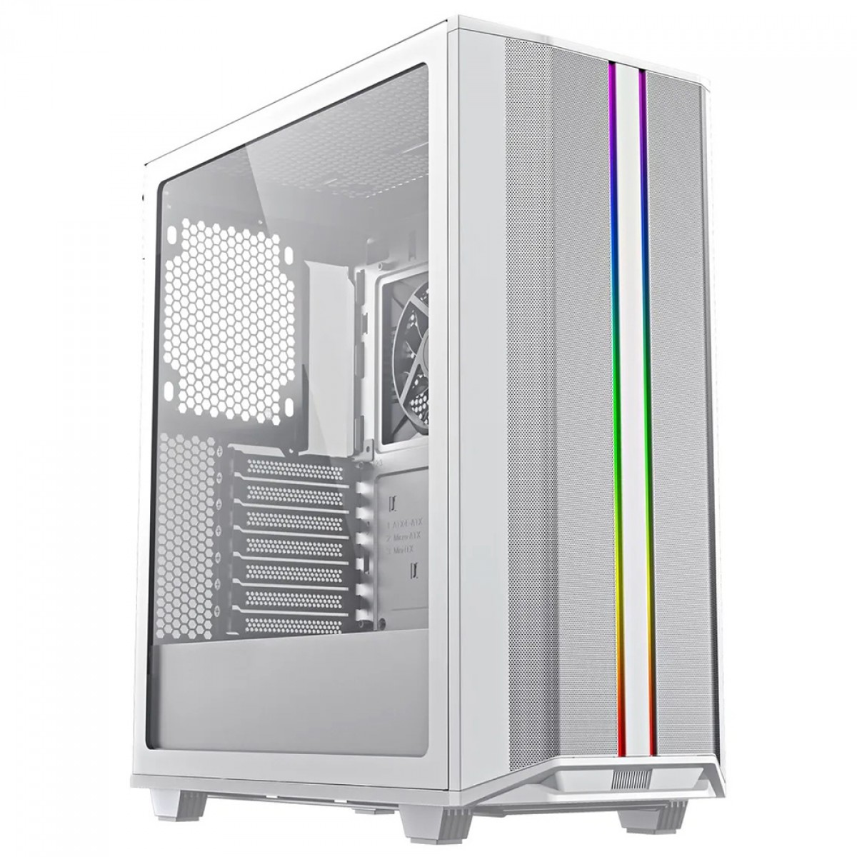 Gabinete Gamer Gamemax Precision, Mid Tower, ARGB, ATX, Lateral em Vidro  Temperado, 4x Cooler Fan RGB, Preto - Precision BK - CARAGUA INFORMATICA