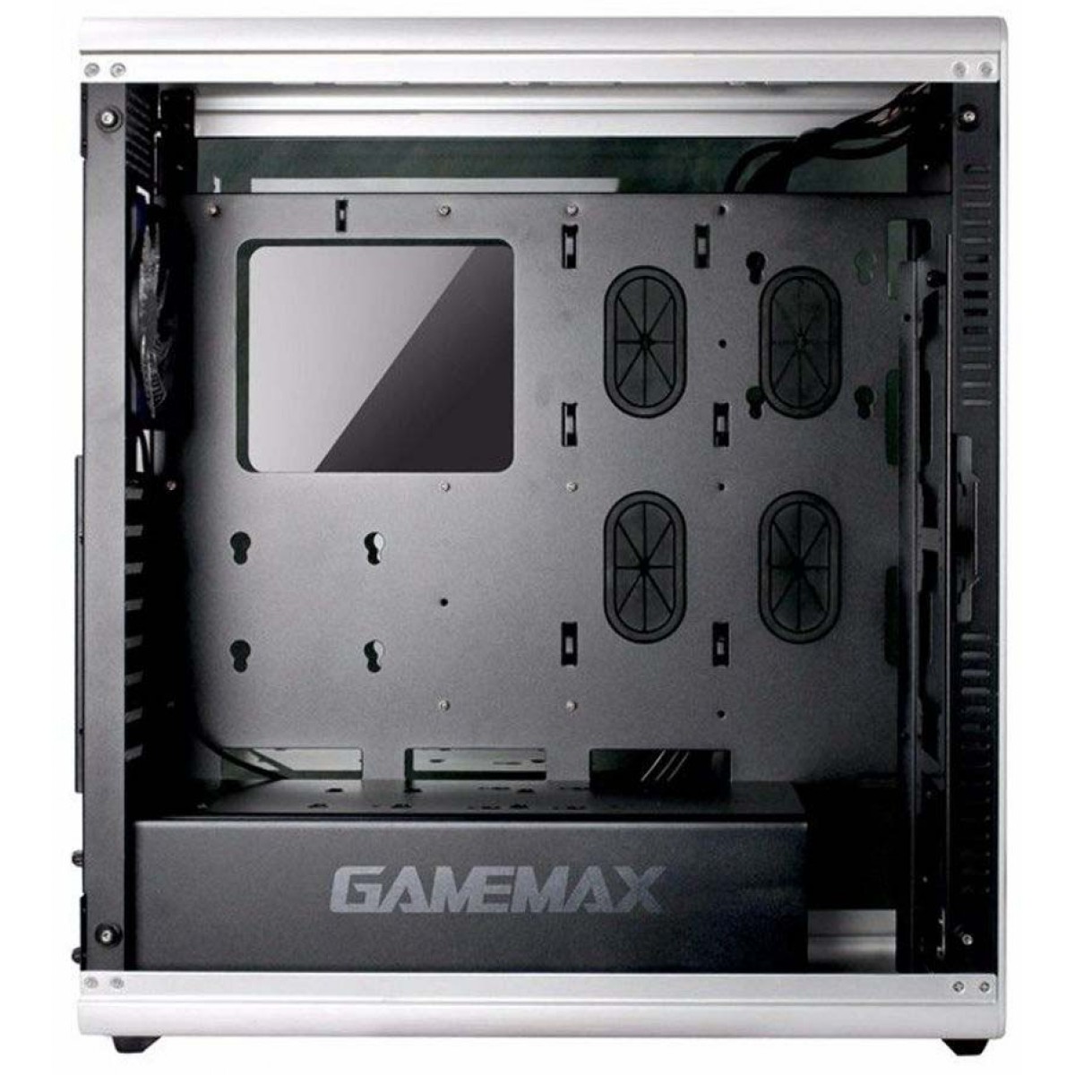Gabinete Gamer Gamemax Raider XT, Full Tower, Sem Fan, Vidro Temperado, Black, Sem Fonte