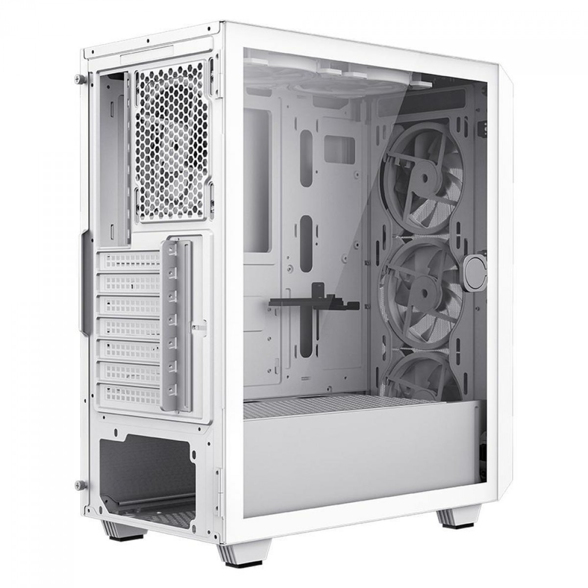 Gabinete Gamemax ARGB 3036 Revolt Branco - Shopar