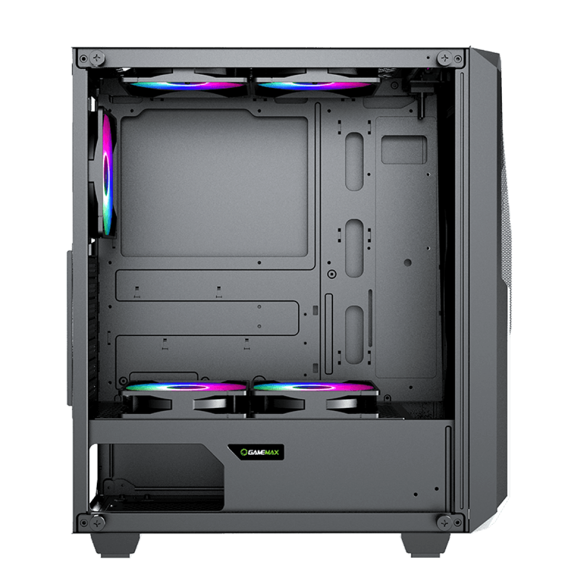 CASE GAMING GAMEMAX REVOLT, COOLER ARGB, V/TEMPLADO