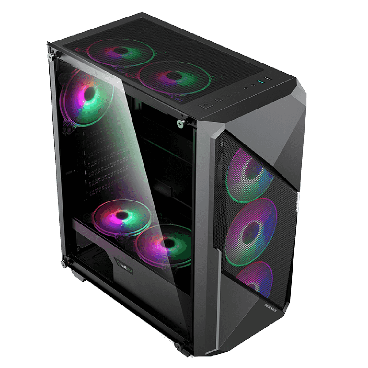 Gabinete Gamer Gamemax Revolt, Vidro Temperado