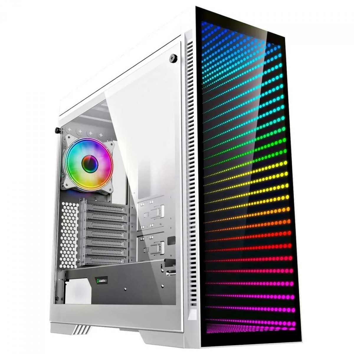 GABINETE GAMEMAX INFINIT M908TR-BK RGB - R2 Computadores