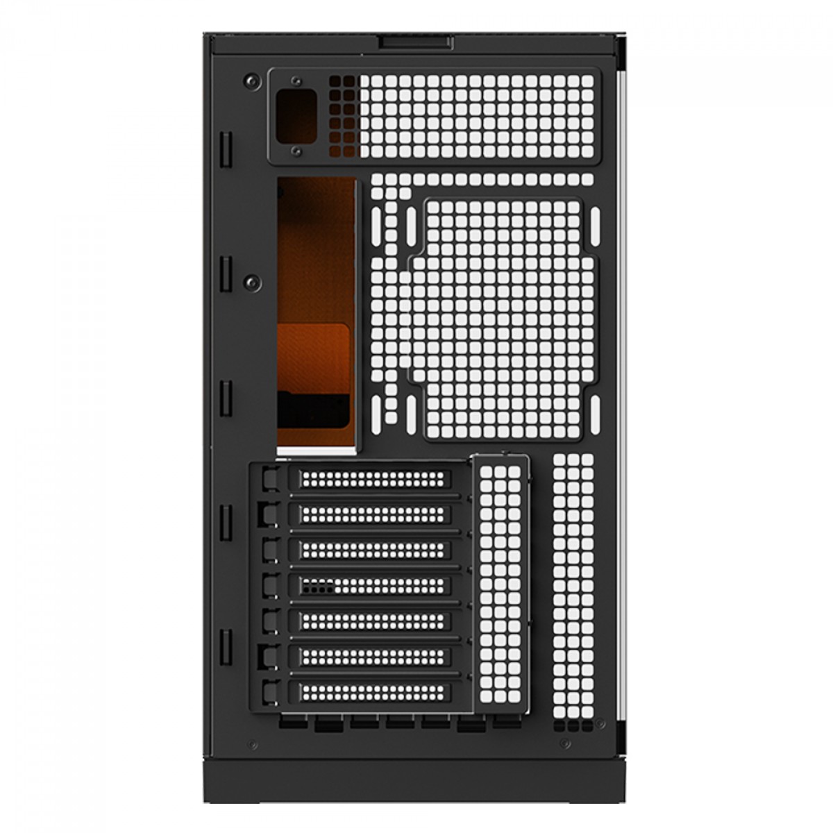 Gabinete Gamer Geometric Future Model 5, Mid Tower, Vidro Temperado, EATX, Sem Fonte, Com 5 Fans ARGB, Preto e Amarelo, GEO-M5F-BY