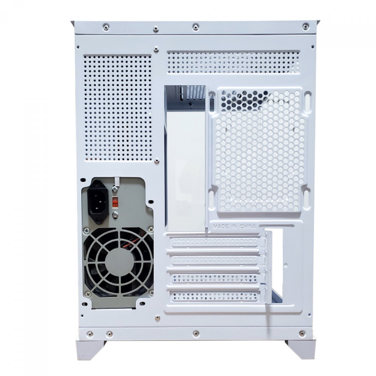 Gabinete Gamer Hayom GB1791, Aquario, Mini Tower, Vidro Temperado, m-ATX, Com 4 Fans, Sem Fonte, Branco