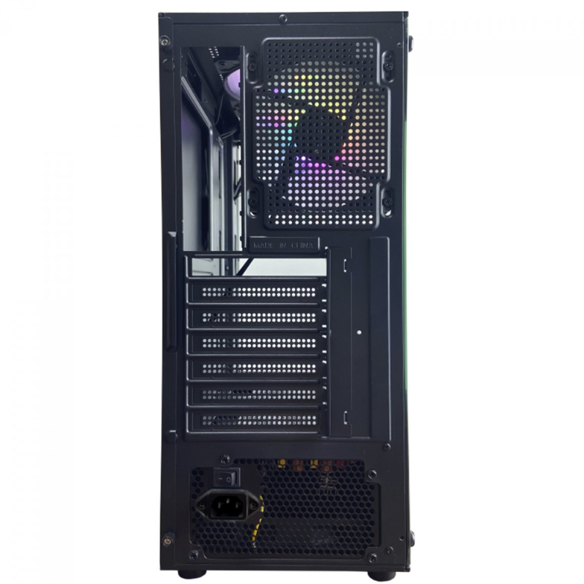 Gabinete Gamer Hayom GB1792, Mid Tower, Lateral de Vidro, ATX, Com 3 Fans, Sem Fonte, Preto